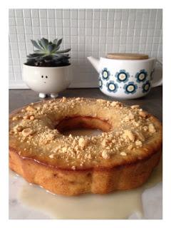 Gâteau Bundt aux bananes et aux arachides