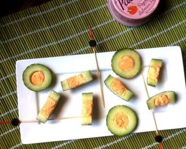 Concombre Farcis au Petit Pâté Saumon Paprika