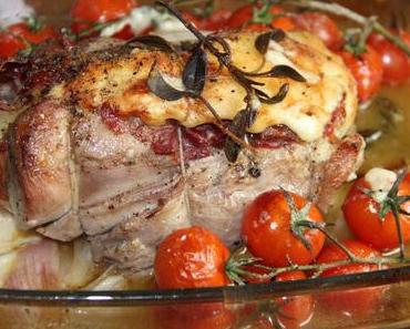 QUASI DE VEAU ORLOFF A LA SAUGE ET AUX TOMATES CONFITES