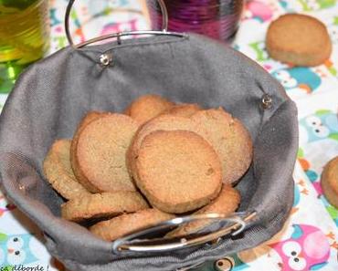 Sablés apéritifs à la farine de châtaigne et parmesan