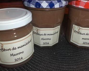 crème de marrons vanillée