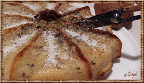 Gâteau à la noix de coco et chocolat