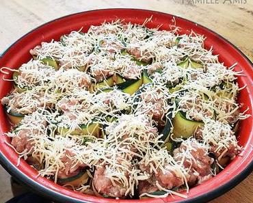 Rubans de Courgettes farcis