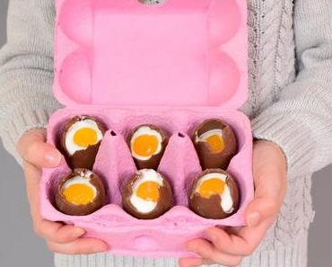 Oeufs au chocolat, fève de tonka et abricot