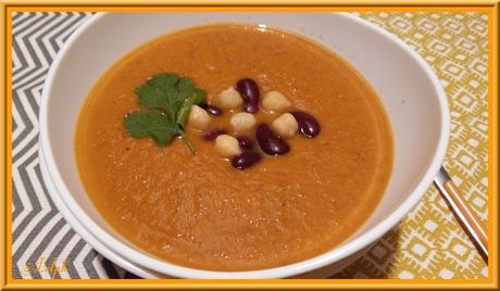 Soupe de pois chiches à la marocaine 