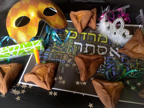 Ozne Aman ou Hamantaschen au Chocolat et Pâte de Spéculoos