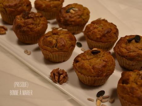 Muffins apéro au potiron et aux graines  {Passe-plats entre amis #7}