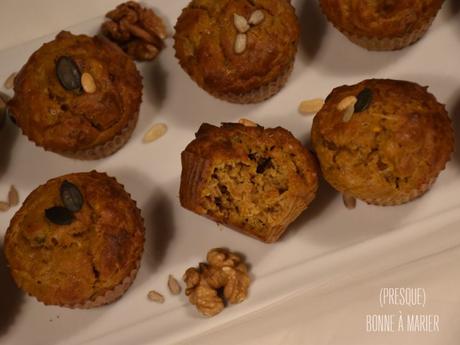 Muffins apéro au potiron et aux graines  {Passe-plats entre amis #7}