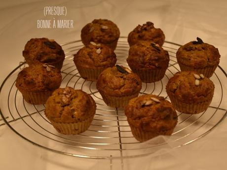 Muffins apéro au potiron et aux graines  {Passe-plats entre amis #7}