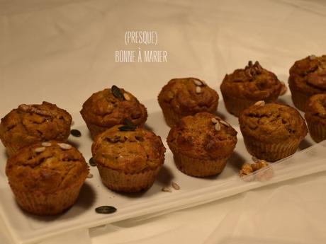 Muffins apéro au potiron et aux graines  {Passe-plats entre amis #7}