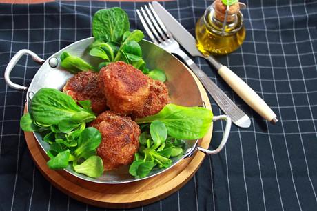 Un reste de purée? Des croquettes jambon-comté (polpette)!