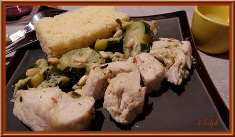 Poulet aux courgettes et Cumin