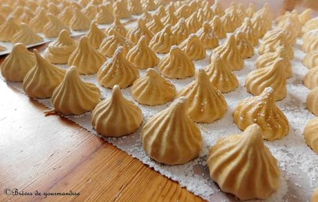 Meringues au caramel {Recette de Christophe Adam}