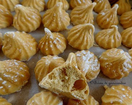 Meringues au caramel {Recette de Christophe Adam}