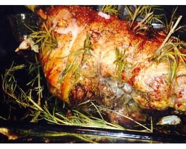 lundi, les recettes des amis #21, Gigot d’agneau de 3 heures