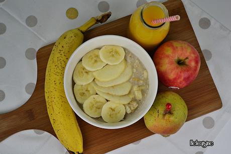 Porridge Poire Pomme Banane