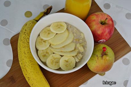 Porridge Poire Pomme Banane