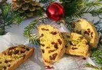 Biscottis de Noël pistaches et cranberries [Fêtes]