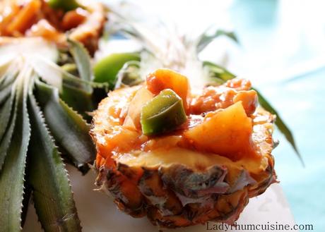 Poulet aigre douce à l'ananas 