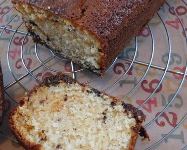 Mon gâteau au yaourt aux amandes et pépites de chocolat