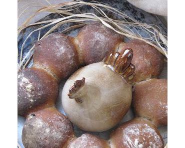 Couronne au seigle, noix & raisins pour Pâques