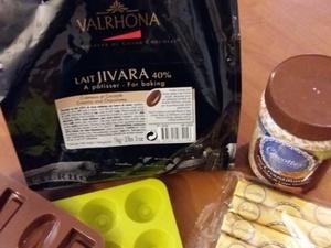 Tempérage du chocolat, cliquer sur les photos pour les agrandir