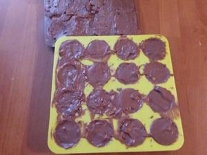 Préparation de la ganache, remplissage et démoulage