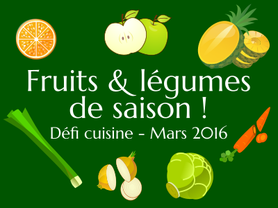 Défi Fruits et légumes de saison