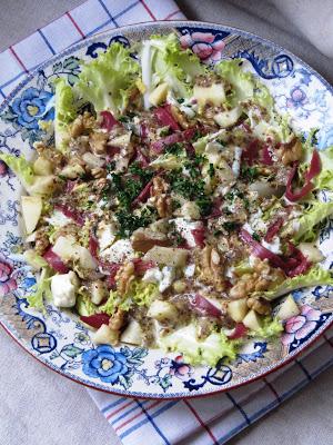 Salade de friseline au magret fumé