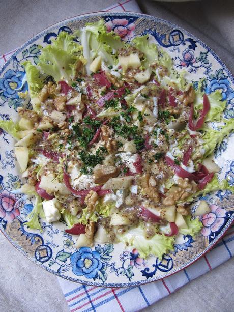 Salade de friseline au magret fumé