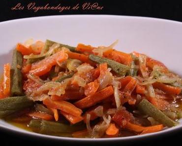 Salade de carottes et gombos