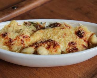 Gratin de gnocchi aux épinards