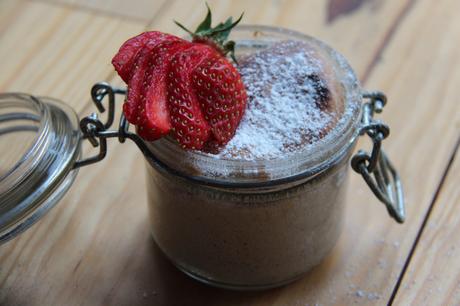 soufflé chaud à la fraise gariguette