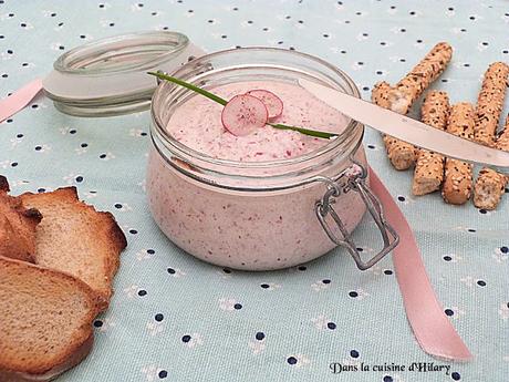 Dip printannier aux radis et yaourt à la Grecque / Spring radish and Greek yogurt dip