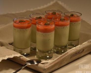 Panna cotta aux olives et son coulis de poivron rouge {Bataille Food #33}