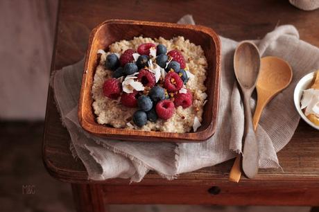 Porridge au Quinoa & Coco … Petit Dèj ou Goûter ?