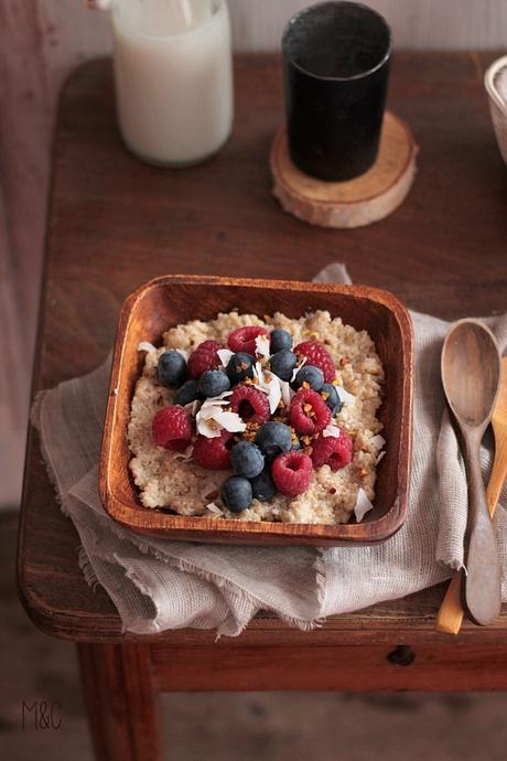 Porridge au Quinoa & Coco … Petit Dèj ou Goûter ?