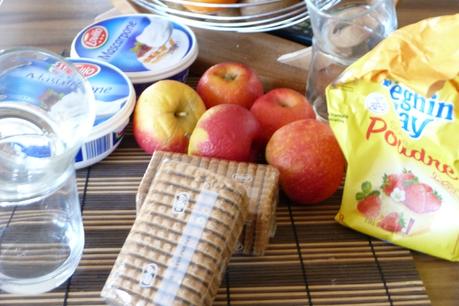 Bataille Food Verrines Pommes caramélisées -Mascarpone Spéculos