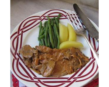 Boeuf Stroganov minute