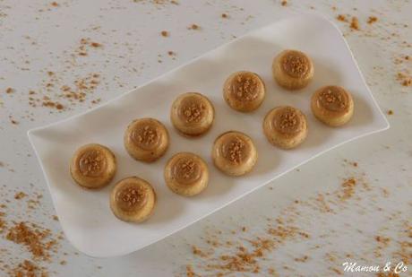 Mini savarins à la pâte de spéculoos