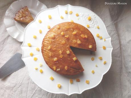 gâteau orange fleur coco