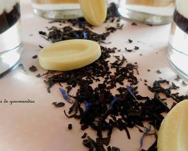 Mousse au thé Forêt Noire, chocolat blanc et cerises {en partenariat avec Palais des Thés}