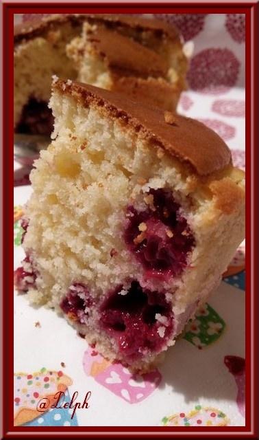 Cake au Fromage Blanc et aux Framboises