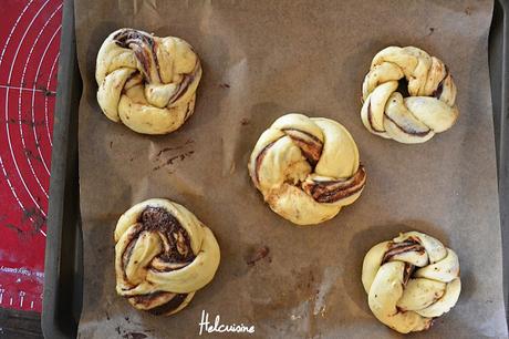 Petit Kringle à la pâte à tartiner (Brioche)