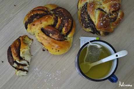 Petit Kringle à la pâte à tartiner (Brioche)