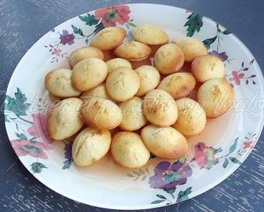 Mini madeleines à la ricotta et au citron