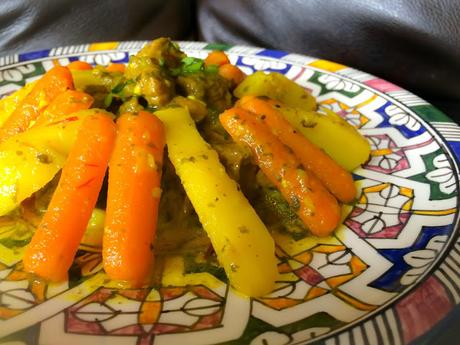 Tajine de Boeuf aux Carottes et Pomme de Terre