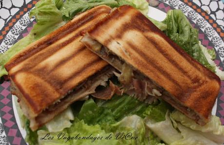 Croques banane-Saint-Agur-jambon de Parme