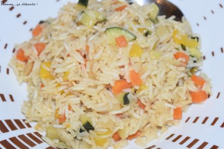 Riz basmati aux légumes