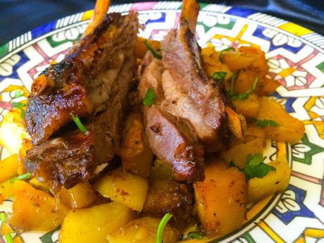 Agneau Confit au Cumin et Safran